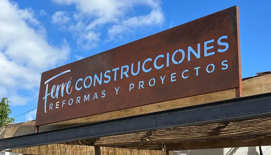 Cartel Ferre construcciones