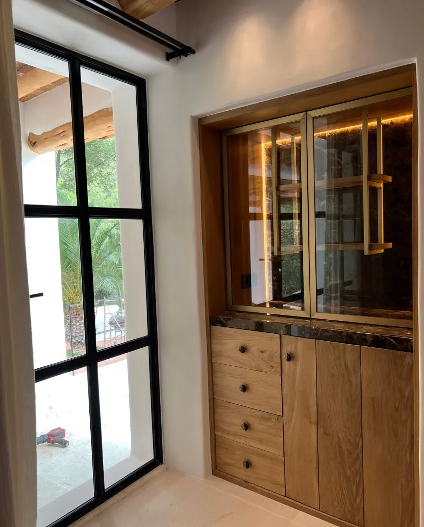 Mueble de hierro y madera 2