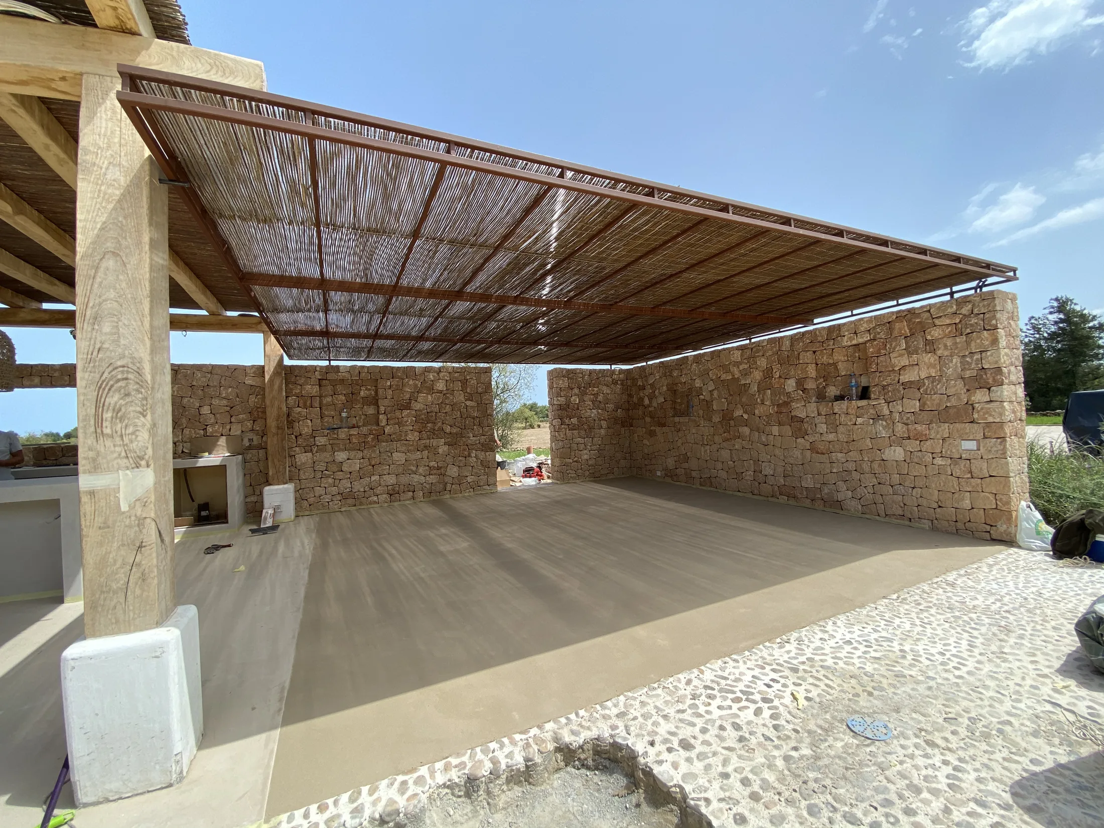 Pérgola exterior