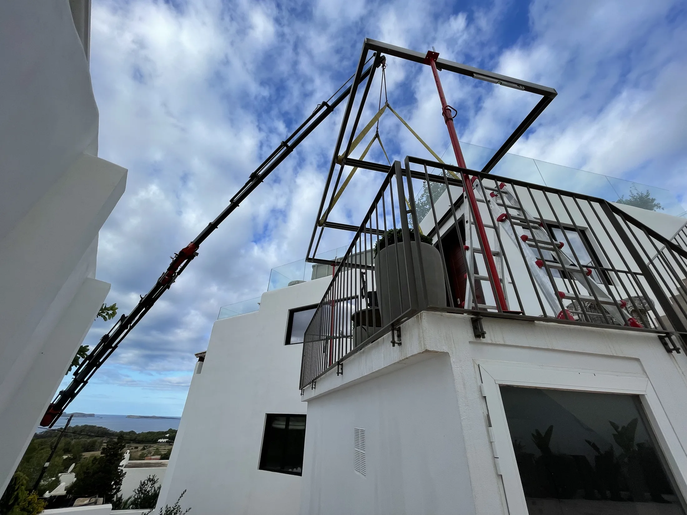 Estructura de pérgola