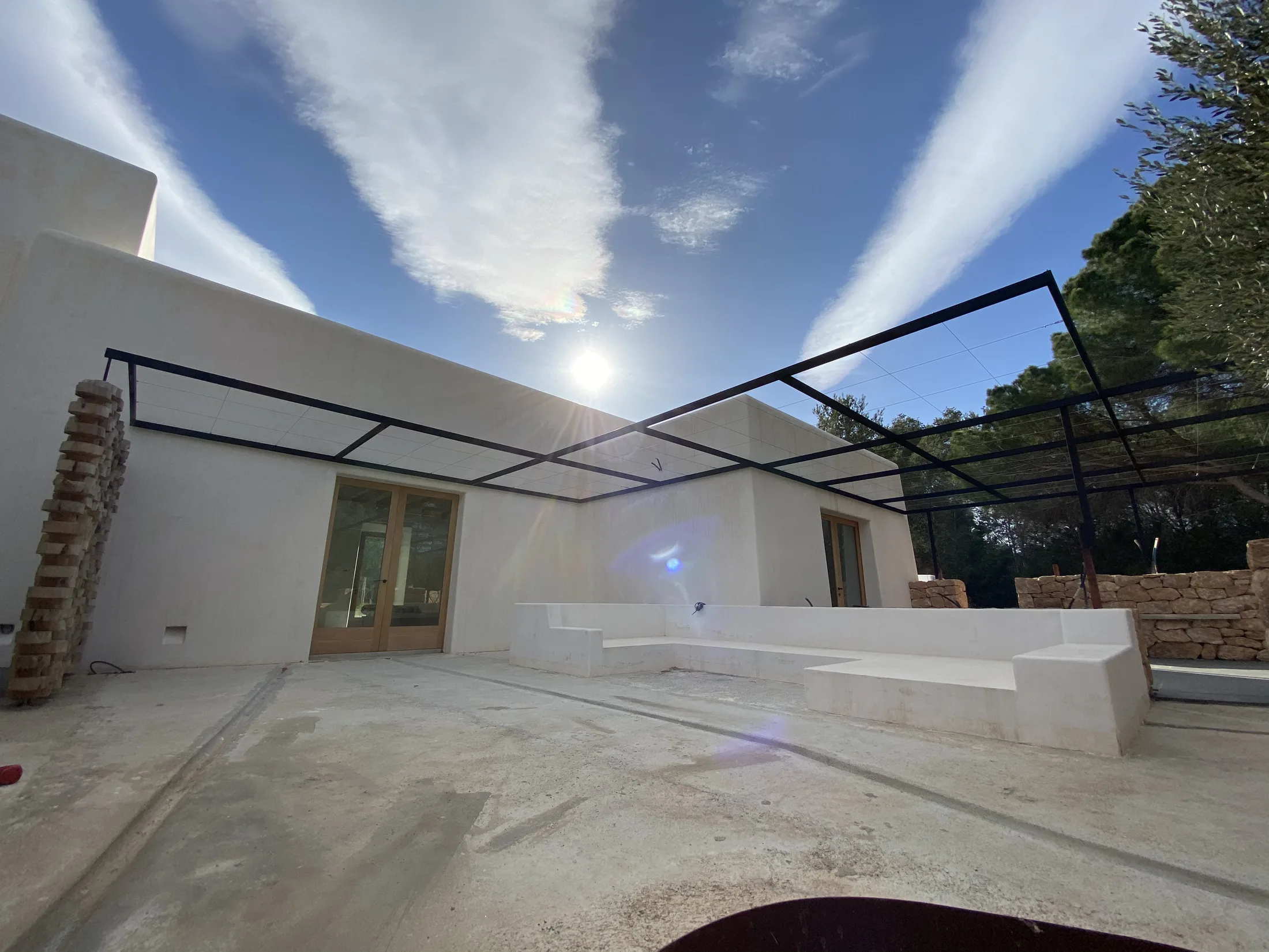 Pérgola exterior