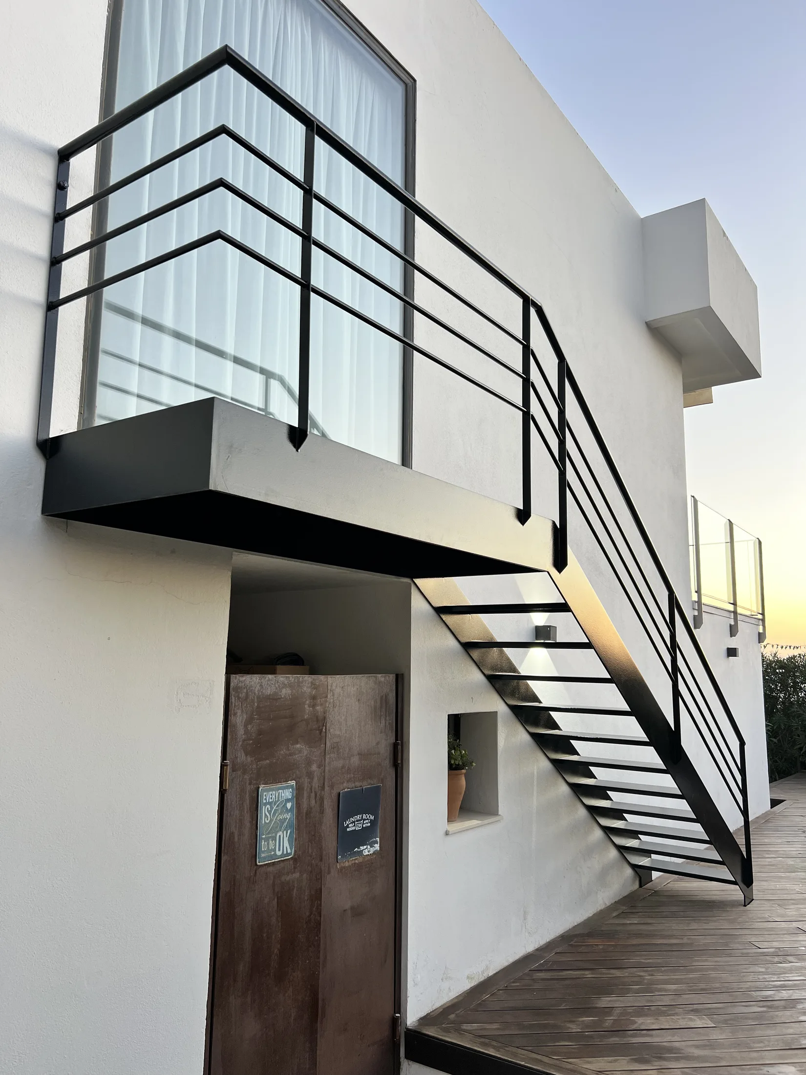 Escalera exterior
